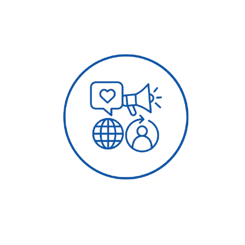 Marketing service icon